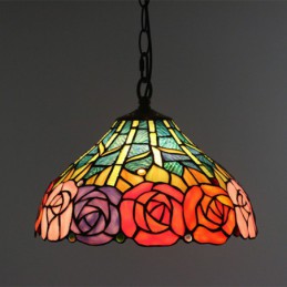 Lámpara colgante Tiffany de...