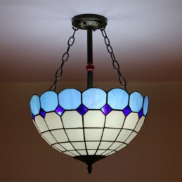 Lámpara de techo Tiffany de...