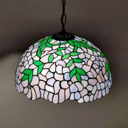 Lámpara colgante de vidrio...