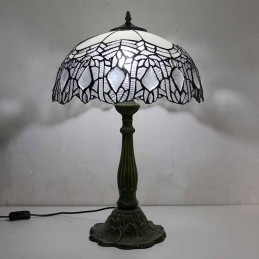 Lámpara de mesa de vidrio...