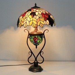 Lámpara de mesa de vidrio...